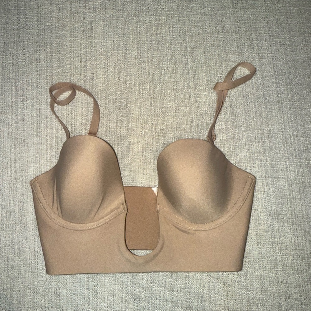 SKIMS Deep Plunge Sleepwear Bra